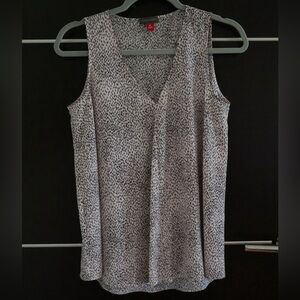 Vince Camuto Pink and Black Patterned, Professional Tank Top